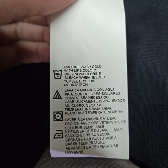 DICKIES | Women's Fitted Work Shirt in Dark Blue/Gray sz S - Picture 7 of 8